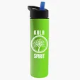 Garyline® Slim Double-Wall Insulated Bottle with Flip-Straw Lid, 16 oz. — view 131