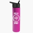 Garyline® Slim Double-Wall Insulated Bottle with Flip-Straw Lid, 16 oz. — view 142