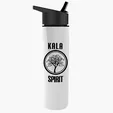 Garyline® Slim Double-Wall Insulated Bottle with Flip-Straw Lid, 16 oz. — view 159