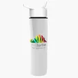 Garyline® Slim Double-Wall Insulated Bottle with Flip-Straw Lid, 16 oz. — view 128