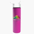 Garyline® Slim Double-Wall Insulated Bottle with Flip-Straw Lid, 16 oz. — view 119