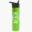 Garyline® Slim Double-Wall Insulated Bottle with Flip-Straw Lid, 16 oz. — view 129