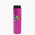 Garyline® Slim Double-Wall Insulated Bottle with Flip-Straw Lid, 16 oz. — view 146