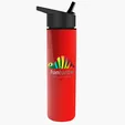 Garyline® Slim Double-Wall Insulated Bottle with Flip-Straw Lid, 16 oz. — view 148