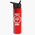 Garyline® Slim Double-Wall Insulated Bottle with Flip-Straw Lid, 16 oz. — view 147