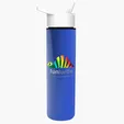 Garyline® Slim Double-Wall Insulated Bottle with Flip-Straw Lid, 16 oz. — view 126