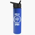 Garyline® Slim Double-Wall Insulated Bottle with Flip-Straw Lid, 16 oz. — view 153