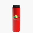 Garyline® Slim Double-Wall Insulated Bottle with Flip-Straw Lid, 16 oz. — view 152