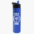 Garyline® Slim Double-Wall Insulated Bottle with Flip-Straw Lid, 16 oz. — view 155
