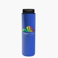 Garyline® Slim Double-Wall Insulated Bottle with Flip-Straw Lid, 16 oz. — view 158