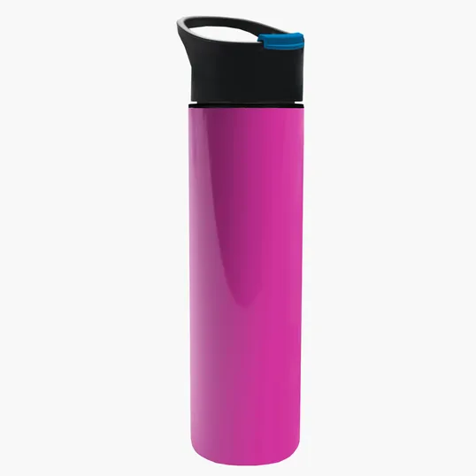 Garyline® Slim Double-Wall Insulated Bottle with Pop-Up Lid, 16 oz. — view 4