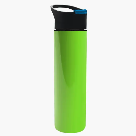 Garyline® Slim Double-Wall Insulated Bottle with Pop-Up Lid, 16 oz. — view 2