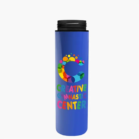 Garyline® Slim Double-Wall Insulated Bottle with Pop-Up Lid, 16 oz. — view 32