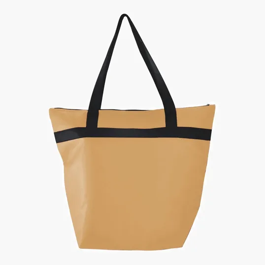 Insulated Shopper Tote with Zip Closure and 22" Handles — view 5