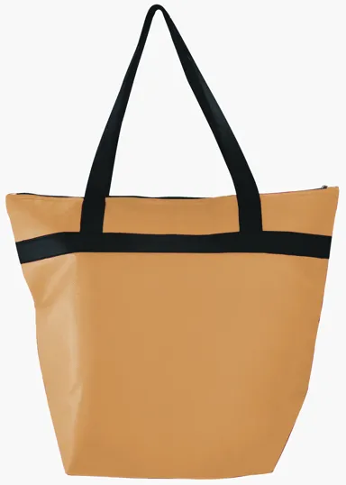 Insulated Shopper Tote with Zip Closure and 22" Handles — view 6