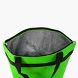 Insulated Shopper Tote with Zip Closure and 22" Handles — view 4