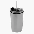 Garyline® Sentinel Metallic Acrylic Tumbler with 2-in-1 Lid with Straw, 14 oz. — view 34