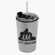 Garyline® Sentinel Metallic Acrylic Tumbler with 2-in-1 Lid with Straw, 14 oz. — view 20