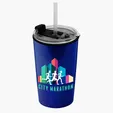 Garyline® Sentinel Metallic Acrylic Tumbler with 2-in-1 Lid with Straw, 14 oz. — view 7