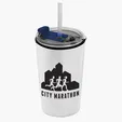 Garyline® Sentinel Metallic Acrylic Tumbler with 2-in-1 Lid with Straw, 14 oz. — view 27