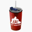 Garyline® Sentinel Metallic Acrylic Tumbler with 2-in-1 Lid with Straw, 14 oz. — view 15