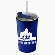 Garyline® Sentinel Metallic Acrylic Tumbler with 2-in-1 Lid with Straw, 14 oz. — view 9