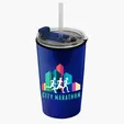Garyline® Sentinel Metallic Acrylic Tumbler with 2-in-1 Lid with Straw, 14 oz. — view 10