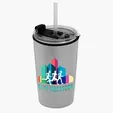 Garyline® Sentinel Metallic Acrylic Tumbler with 2-in-1 Lid with Straw, 14 oz. — view 19