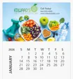 Good Value™ Business Card Magnet with 12-Sheet Calendar — view 4