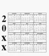 Good Value™ 20 Mil Calendar Magnet, 3.875 x 3.375 in. — view 3