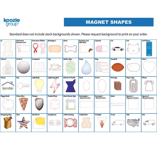 Good Value™ 20 Mil Medium Stock Shape Magnet — view 22