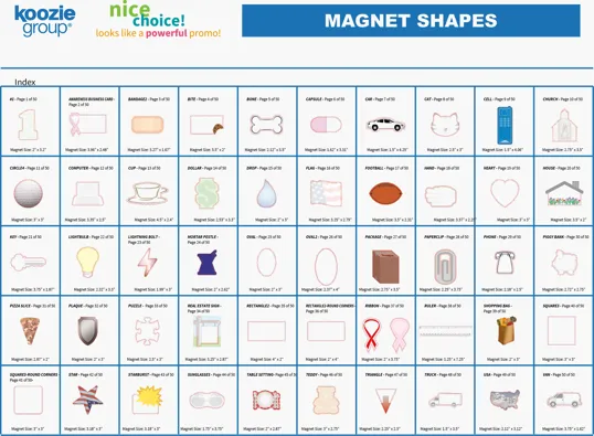 Good Value™ 30 Mil Medium Stock Shape Magnet — view 6