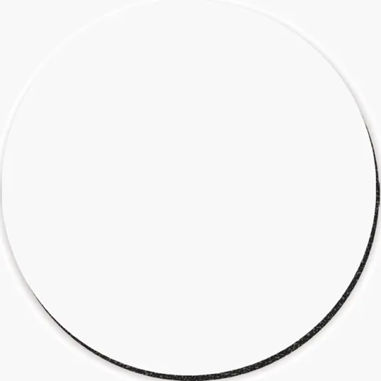 Good Value™ 1/4" Fabric Surface Round Mouse Pad, 8"