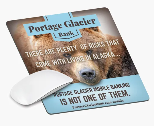 Good Value™ Fabric Surface Mouse Pad, 7-1/2" x 8" — view 2