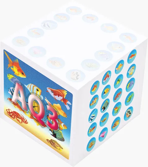 Souvenir® 3" x 3" x 3" Non-Adhesive Cube Note Paper — view 3