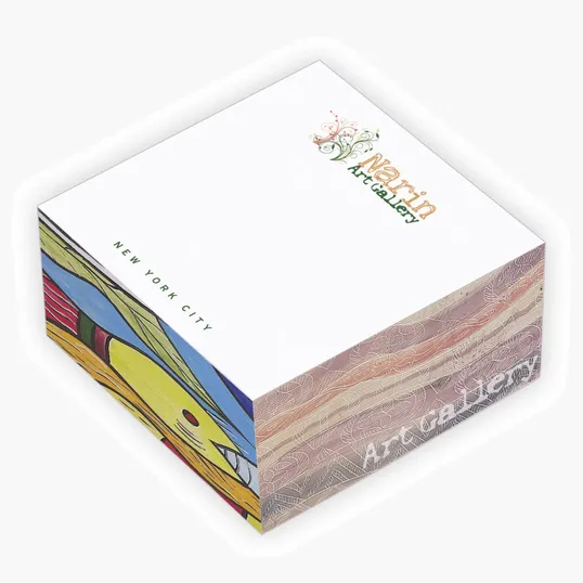 Souvenir® 3" x 3" x 1.5" Non-Adhesive Cube Note Paper — view 5
