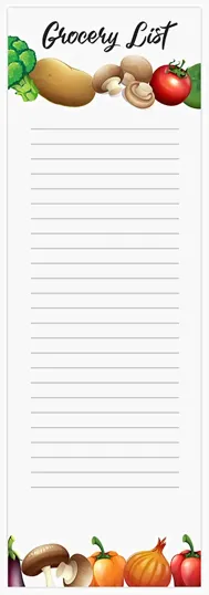Souvenir® 3" x 9" Scratch Pad, 25 Sheets — view 2
