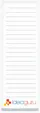Souvenir® 3" x 9" Scratch Pad, 25 Sheets — view 8