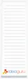 Souvenir® 3" x 9" Scratch Pad with Magnet, 25 Sheets — view 13
