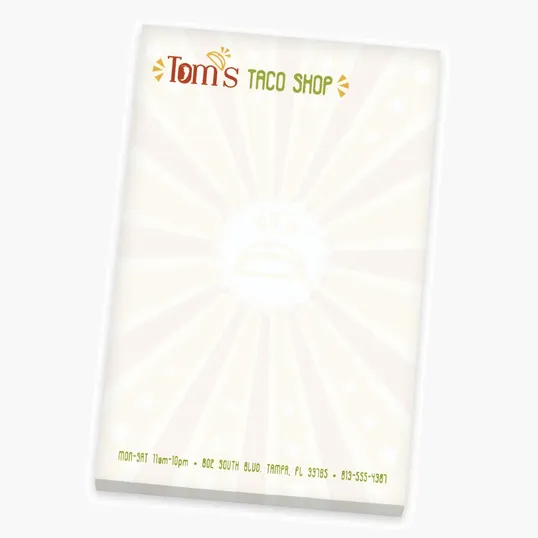 Souvenir® 4" x 6" Scratch Pad, 25 Sheets — view 5