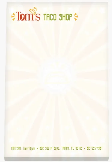 Souvenir® 4" x 6" Scratch Pad, 50 Sheets — view 3