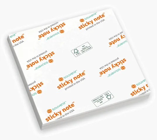 Souvenir® Sticky Note™ 3" x 3" Adhesive Notepad, 25 Sheets — view 40