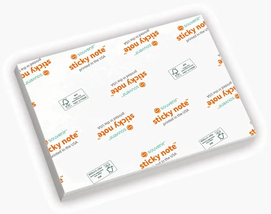 Souvenir® Sticky Note™ 4" x 3" Adhesive Notepad, 50 Sheets — view 48