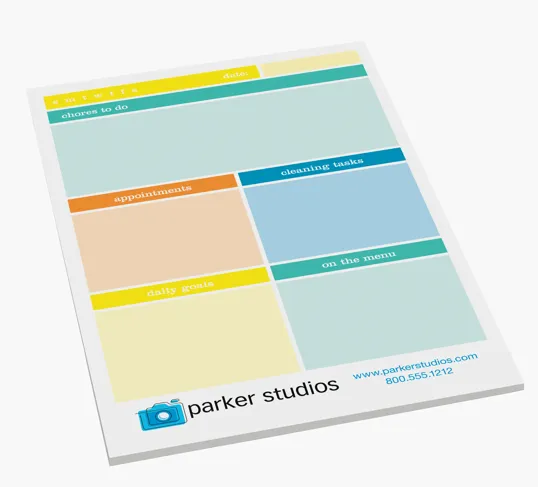 Souvenir® Sticky Note™ Large Adhesive Notepad, 6" x 9", 25 Sheets — view 9