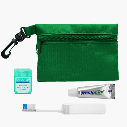 Garyline® Zip Pouch Travel Kit – 3 Piece Dental Set