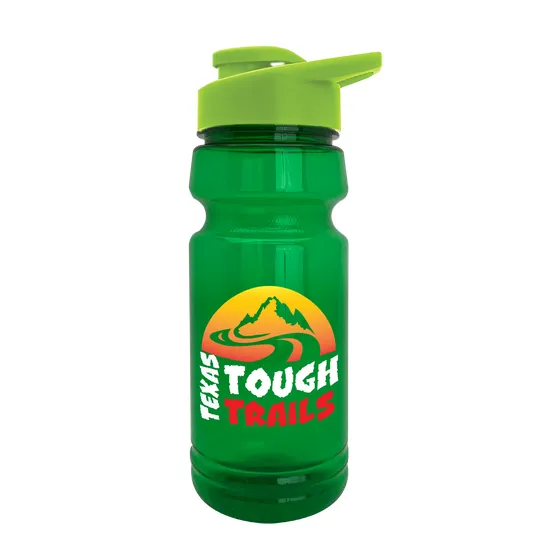 Garyline® Trainer RPET Bottle with Drink-Thru Lid, 24 oz. — view 90