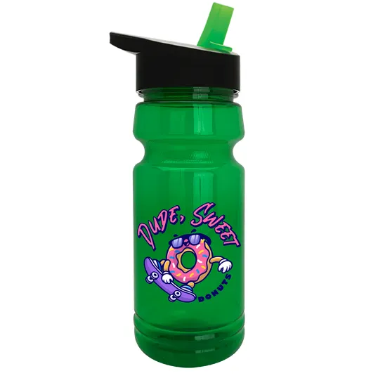 Garyline® Trainer RPET Bottle with Flip-Straw Lid, 24 oz. — view 77