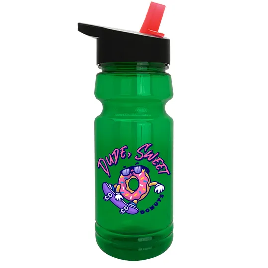 Garyline® Trainer RPET Bottle with Flip-Straw Lid, 24 oz. — view 79