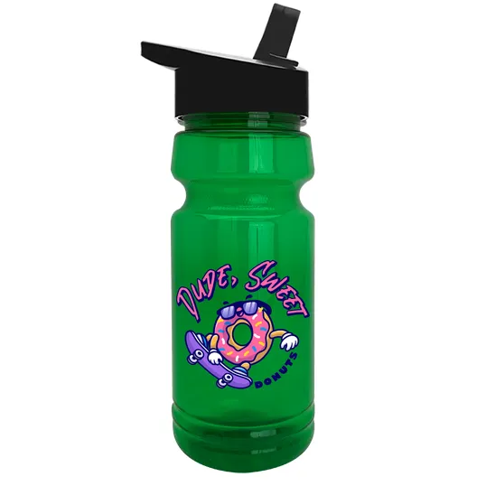 Garyline® Trainer RPET Bottle with Flip-Straw Lid, 24 oz. — view 74