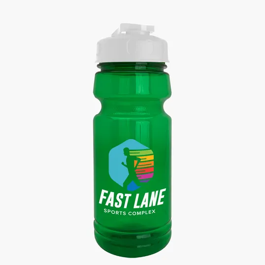 Garyline® Trainer RPET Bottle with Flip-Top Lid - 24 oz. — view 90